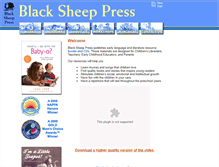 Tablet Screenshot of blacksheeppress.com